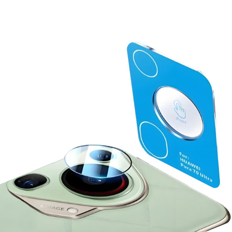How does lens protection film ensure optical performance through its high transparency and low reflectivity?