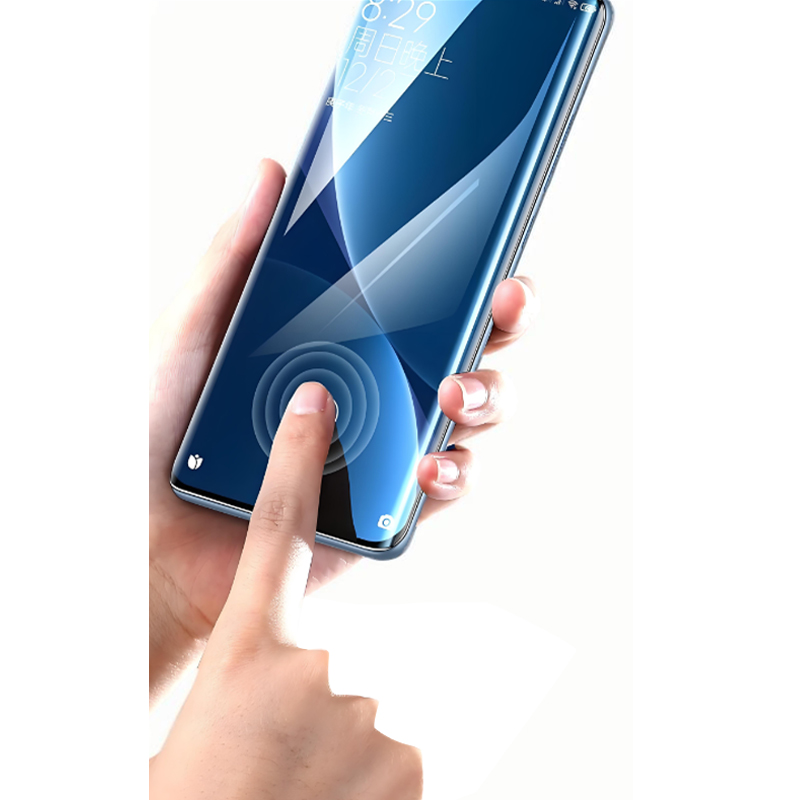 How does the oleophobic coating process of mobile phone protective film improve touch sensitivity?